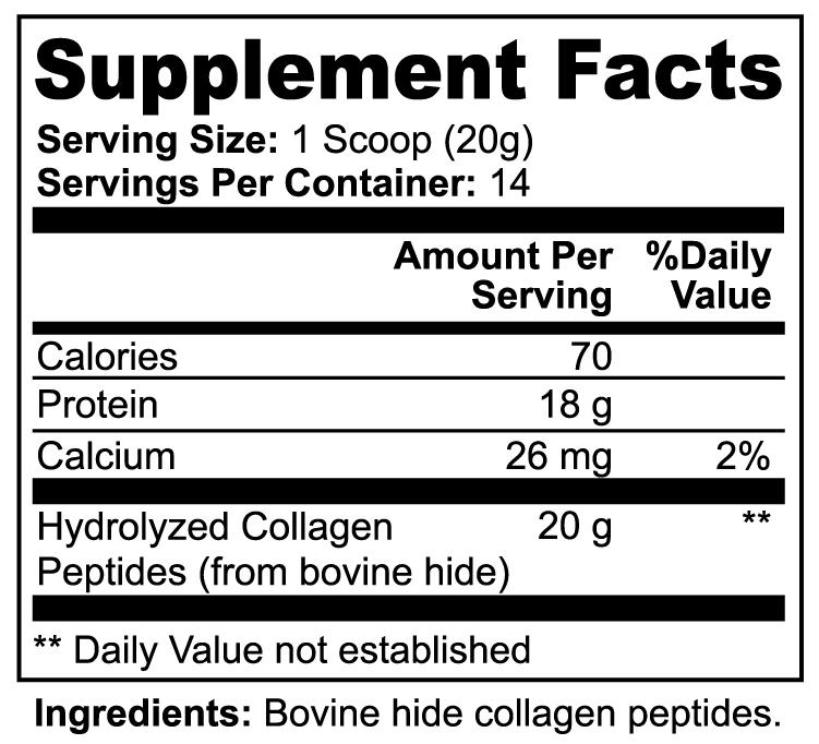 Collagen MAX - Grass-Fed Hydrolyzed Collagen Peptides